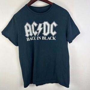 AC/DC Back in Black Shirt Size Large